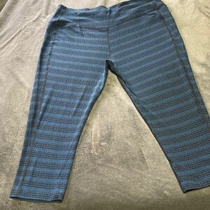 Nike Dri-FIT Black and Blue Leggings